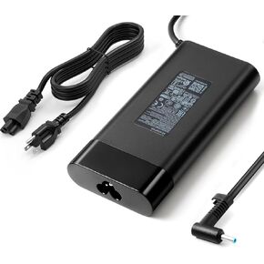 200W Laptop Charger AC Adapter Compatible with HP Omen 15 17 Pavilion Gaming Laptop 15 17 Zbook 15 17 Fury 16 G9 G10 G11 Victus 15 16 Envy 15 2020 TPN-DA10 L00818-850 TPN-LA21 TPN-LA20 Power Supply