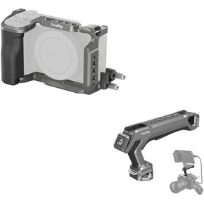 SMALLRIG ZV-E10 II HawkLock Quick Release Cage Kit + Top Handle with Quick Release Slider