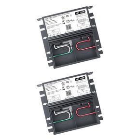 60W 24V Dimmable LED Driver for Lutron & Leviton Dimmer, Triac/ELV/MLV AC to DC Power Supply Transformer for LED Strip Light Dimmable, Constant Voltage Projects, UL&FCC-Listed, Class 2