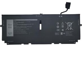 722KK Replacement Laptop Battery Compatible with Dell XPS 13 9300 (2020), XPS 13 9310 (2020), XPS 13 9380 (2020) P117G P117G002 P117G001 Series 0WN0N0 WN0N0 02XXFW 2XXFW FP86V 7.6V 52Wh