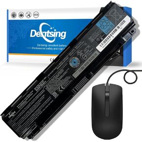 Dentsing PA5109U-1BRS Laptop Battery Replace for Toshiba Satellite C40 C45 C50 C50T C55 C55D C70 C70-A C75 C75D C75T C840 C840D C805 C805D Series PA5108U-1BRS PA5110U-1BRS PABAS271 with Mouse MS116