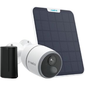 REOLINK 4K Go Ultra Bundle with Removable Battery, 4K Cellular Security Camera Outdoor, 3G/4G LTE, Wireless Solar Camera with Accurate Alarms & Instant, Local & Cloud Storage, Remote Access