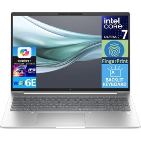 HP ELITEBOOK 660 G11 Business LAPTOP 16.0 "IPS Wuxga Display (Intel Ultra 7-155U ، 32GB DDR5 ، 512GB PCIe SSD ، Intel Graphics ، Backlit KB ، Fingerprint ، 2 Thunderbolt 4 ، WIFI 6E ، FHD Webcam ، Win 11 Pro)