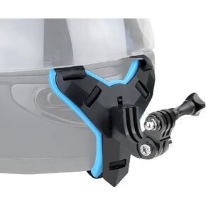 Helmet Chin Mount for GoPro Action Camera Go Pro Motorcycle Strap Attachment Full Face Helmet Rhino Mount Accessories for GoPro Hero 13 12 11 10 9 8 7 6 5 4 3 Max Black Mini Session