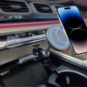 Car Phone Holder Mount Design for Mercedes Benz,Suitable for Cars with air-Conditioned Physical Buttons,Compatible with GLE(25-20),GLS(25-20),GLA/EQA(25-20),G(25),GLB/EQB(25-19),CLA(25-20)
