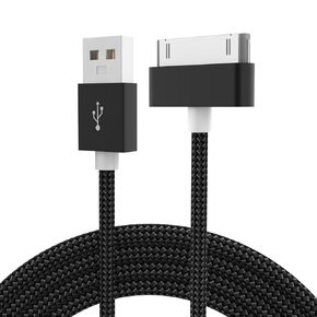 iPhone 4s Cable USB Sync and Charging Cable for iPhone 4 4s 3G 3GS iPad 1 2 3 iPod Touch Nano 30 Pin Charger Cord Dock Adapter Data 3.3 Feet (Black)
