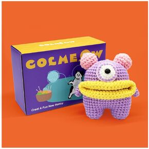 Colmeow Crochet Kit for Beginners, Crocheting Knitting Kit with Step-by-Step Video Tutorials, Amigurumi Animal Crochet Starter Kit for Adults Kids Beginners, Harvest Duck in Saudi Arabia