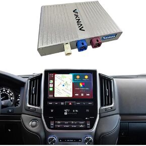 Linux Interface Box for Toyota LC200 2016-2021 Wireless Apple CarPlay Android Auto Fit for Original Car Radio Upgrade GPS Navigation