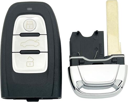 Replacement Key Fob Cover fit for Audi A1 A3 A4 A5 A6 A7 A8 Q3 Q5 Q7 R8 S3 S4 S5 S6 S6 S7 S8 TT Remote Key Fob Case (4 Buttons) in Kuwait