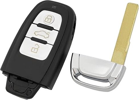 Replacement Key Fob Cover fit for Audi A1 A3 A4 A5 A6 A7 A8 Q3 Q5 Q7 R8 S3 S4 S5 S6 S6 S7 S8 TT Remote Key Fob Case (4 Buttons) in Kuwait