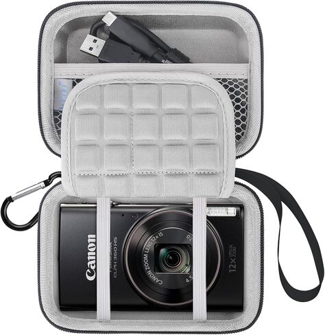 كاميرا LACDO CAMERATE CASE لـ Canon PowerShot Elph 360/200/185/180/190/350 ، Sony Cyber-Shot DSC-W830/WX350/WX500/W810/W800 كاميرا رقمية ، كيس خزاف للوقاية من الكاميرا. in Kuwait
