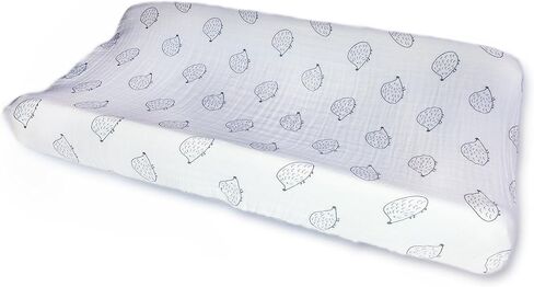 Softest Cotton Muslin Changing Pad Cover, Pastel Blue & Sterling Starshine in Saudi Arabia