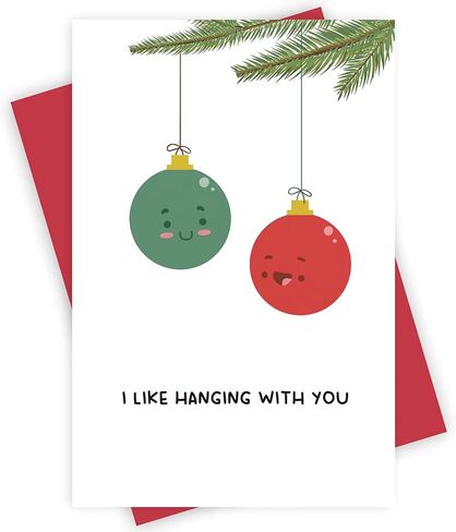 بطاقة عيد الميلاد المضحكة للمكتب من Alzombi لصديق، بطاقة عيد الميلاد المخيفة لمايكل مايرز، بطاقة فكاهية يراك in Kuwait