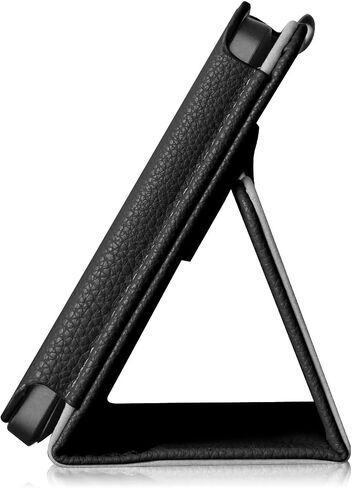 Fintie Folio Case for Fire HD 7 Tablet (4th Generation, 2014 Release) - Slim Fit Leather Standing Protective Cover with Auto Sleep/Wake, Black in Saudi Arabia