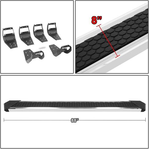 لوحات تشغيل J2 Engineering J2-STEPB-ZTL-8298-BK مقاس 6.5 بوصة مستديرة ومثقبة بنمط J2 متوافقة مع كابينة طاقم 2015-2020 F150 in Kuwait