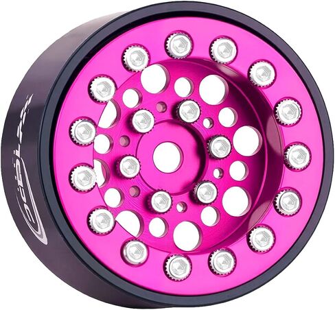 4PCS 1.0Inch Beadlock Wheels Hubs for 1/24 Axial SCX24 AX24 FCX24 TRAXXAS TRX4M Redcat Ascent-18 1/18 RC Crawler Car Upgrades in Saudi Arabia