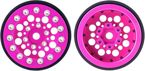 4PCS 1.0Inch Beadlock Wheels Hubs for 1/24 Axial SCX24 AX24 FCX24 TRAXXAS TRX4M Redcat Ascent-18 1/18 RC Crawler Car Upgrades in Saudi Arabia