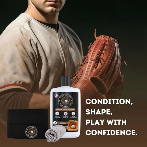 Premium Baseball Glove Oil 8oz, Baseball Glove Conditioner, Glove Oil To Break in Gloves, Baseball Glove Break in Oil, Baseball Glove Oil Conditioner, Baseball Glove Softener and Cleaner in Saudi Arabia