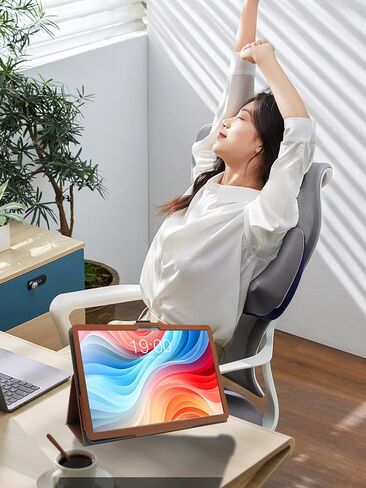 حالة لـ URAO 2024 10.1 "Android Tablet ، قابلة للطي وقائية ، غطاء علبة Bovugac لـ Urao C107 مع حامل قلم رصاص ، حزام معصم ، حماية كاملة ، PU PREAM ، مقاومة للخدش (أسود) in Kuwait