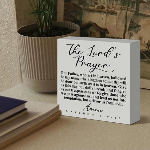Bible Emergency Number, Christian Desk Sign Decor, Religious Decor for Home Office Cubicle Bedroom Desk Table Scripture Bible Verse Decorations Wooden Sign Christian Gift for Women Men in Kuwait