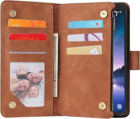 Asuwish Compatible with Samsung Galaxy S8 Active Wallet Case and Tempered Glass Screen Protector Leather Flip Cover Card Holder Cell Phone Cases for Glaxay S8Active 8s S 8 8Active G892A Women Black in Kuwait