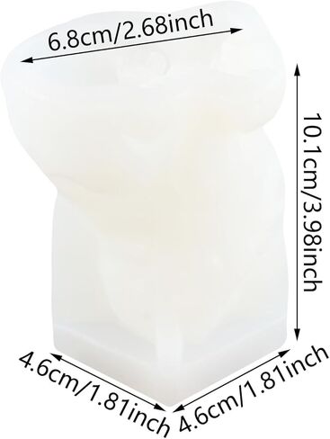3D Cute Cartoon Lion Silicone Candle Mold Animal Resin Gypsum Molds for Candle Making Resin Aromatherapy Gypsum Wax Soap Clay Craft in Saudi Arabia