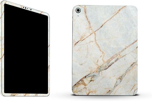 MightySkins Glossy Glitter Skin Compatible with Apple iPad 10.9" 10th Gen (2022) Full Wrap Kit - Antique Marble | Protective, Durable High-Gloss Glitter Finish | Easy to Apply | Made in The USA in Saudi Arabia
