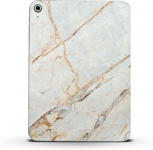 MightySkins Glossy Glitter Skin Compatible with Apple iPad 10.9" 10th Gen (2022) Full Wrap Kit - Antique Marble | Protective, Durable High-Gloss Glitter Finish | Easy to Apply | Made in The USA in Saudi Arabia