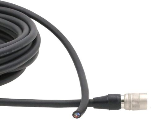 Hirose 6 Pin Female HR10A-7P-6S to Open End Flying Cable Bare Wire for Basler ace Racer GigE Camera (Straight 6-pin, 3m) in Saudi Arabia