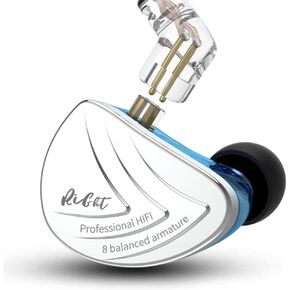 EZ EAR KZ AS16 Professional in Ear Monitor for Singers Musicians HiFi Headphones with 8 Balanced Armature Drivers Per Side Wired Earbuds, KZ Stage Monitor Earphone High Fidelity Earbuds