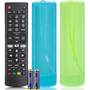 【حزمة من 5】 تم استبدال التحكم عن بُعد في LG TV ، أغلفة التحكم عن بعد 2 حزمة لـ LG Remote ، 2 قطعة AAA Batteies