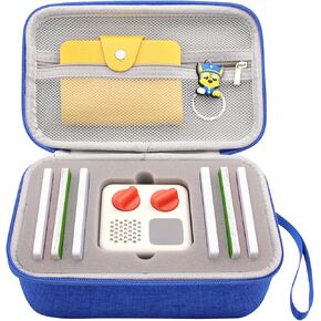 Travel Card Case Compatible with Yoto Mini, Carrying Case Card Holder Blue