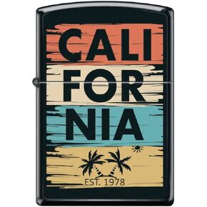 Zippo Lighter-USA City and States Windproof Lighter California #Z6024