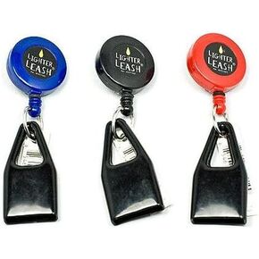 3 Original Lighter Leash Clips (Colors : Red, Blue, & Black)