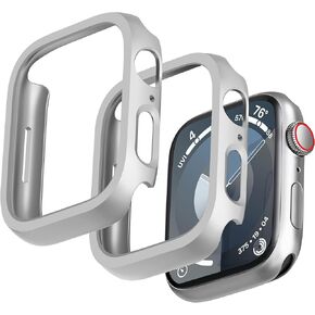 2 حزمة [لا يوجد شاشة واقي] مصد من Apple Watch SE/Series 6/5/4 40mm ، غطاء مصدٍ رفيع النحيف ، إطار واقٍ من الكمبيوتر الصلب All-Around Edge لإكسسوارات IWatch 40mm ، Clear