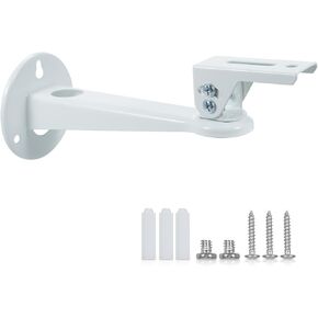 Docooler Mini Projector Wall Mount, Projector Hanger, Security Camera Housing Mounting Bracket for CCTV, Camera, Projector, Webcam with Load 11 lbs Length 7.8 inch - Rotation 360% - White/Black