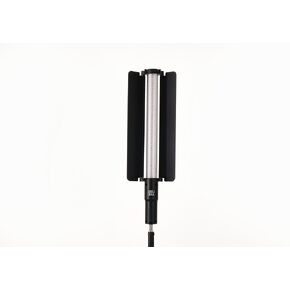 Reflex Camera Portable 20W RGB Light Stick with Barndoor - YB200R, 1-100% Brightness, Built-in Lithium Battery, Metal Body, Special Effects Modes, Remote Control, Power Adapter Included
