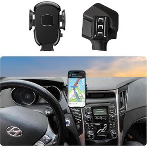 Car Cell Phone Holder Fits for Hyundai Sonata 2015-2017, Air Vent Cell Phone Car Mount Fits snugly Perfectly Design Fit for iPhone Android and All Smartphones,360° Rotation,Easy to Install