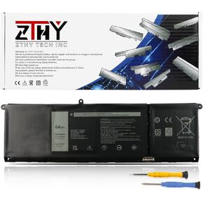 64Wh TN70C V6W33 G91J0 Battery Replacement for Dell Inspiron 5310 5320 5330 5410 5415 5418 5420 5425 5430 5515 5518 5625 5635 7630 7635 7640 7415 7425 7420 7430 7435 7620 2-in-1 Vostro 3515 3520 3525