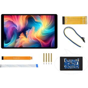 7inch DSI LCD Compatible with Raspberry Pi 5/4B/CM4/3B+/3A+/3B/Compute Module 5/CM5/CM4/CM3+/CM3, 1280 x 800 Capacitive Touch Screen IPS Display, Optical Bonding Toughened Glass Panel, 10-Point Touch