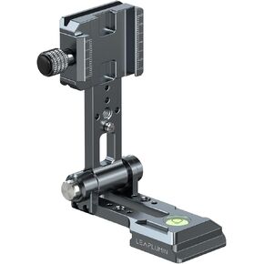 DSLR Foldable Camera L Bracket Mount with Arca Swiss Type Clamp，Lightweight Camera L Bracket Vertical Horizontal Switching Tripod Quick Release Plate Compatible with Canon Nikon Sony