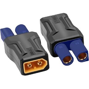 RIIEYOCA XT60 إلى EC5 موصل ، XT60 أنثى إلى EC5 أنثى المحول اللاسلكي لسيارة RC ، FPV DRONE ، LIPO Battery ، لوازم طاقة الكمبيوتر المحمول ، إلخ