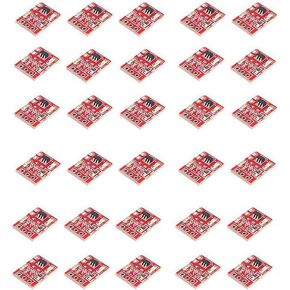 Ximimark 30pcs TTP223 وحدة مفتاح اللمس السعوية وحدة لمس زر القفل الذاتي/عدم وضع القناة الفردية لأردوينو
