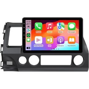 Eonon Android 13 Car Stereo for Honda Civic 2006-2011, Wireless CarPlay & Android Auto, 10.1 Inch Touchscreen GPS Navigation Head Unit with BT, Wi-Fi, 2+32GB - HCIV1X6