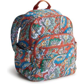 Vera Bradley Premium Cotton Bancroft Backpack ، Meadow Bouquet