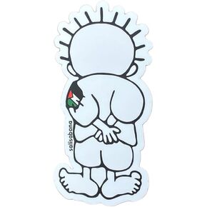 Heritage Palestine Bumper Sticker Eye-Catching Vinyl Decal Free Palestine Vinyl Sticker for Laptops & Water Bottles