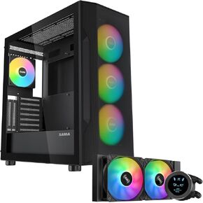 SAMA S40 Case & SM240 AIO Cooler Bundle