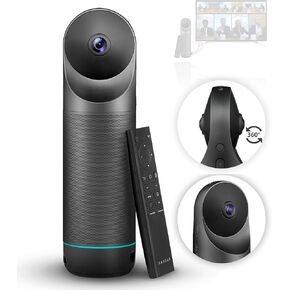 KanDao Meeting Pro - 360 Video Conference Camera with 2 Remote Control
