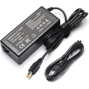 Laptop Adapter for Acer Aspire 5532 5349 5750 5742 5250 7560 SB416 AS7750 6423 V5 V7 V3 R3 R7 S3 E1 M5 Series ChromeBook AC710 C7 C710 Power Supply Cord 65W 19V 3.42A New AC Charger
