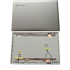 Replacement Laptop LCD Cover Back Rear Top Lid for Lenovo ideapad 320 15 with Antenna and LCD Cable 5CB0N86313 5CB0N86327 (Silver)